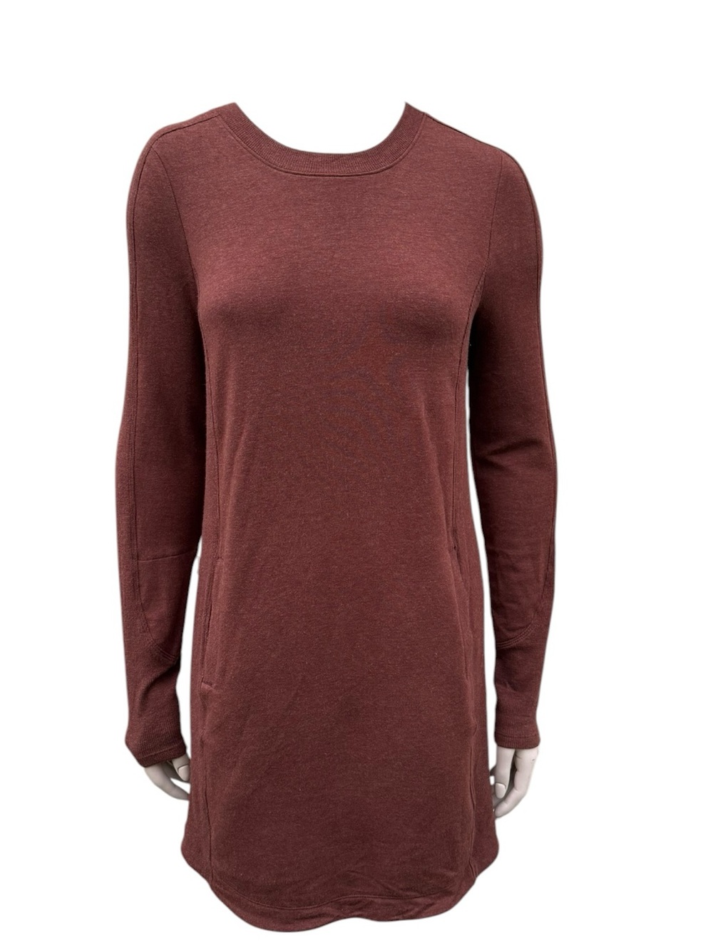 Athleta Long-Sleeve Tunic Dress - Rust